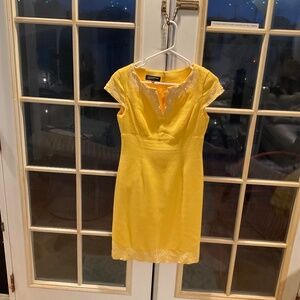 Jones New York Embellished Beaded Cross Stitched Petite Dress